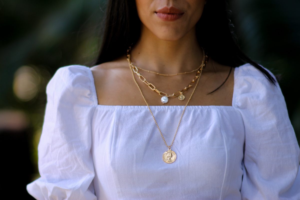 layered necklace moxie