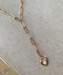 Lariat Necklace Heart