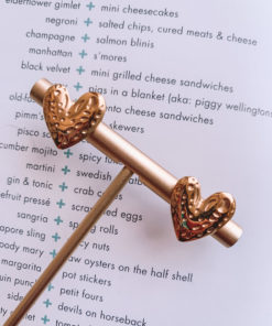 Vintage Heart Stud Earring
