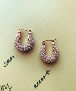 Pearl Huggie Earring