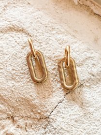 Mya Gold Statement Earrings