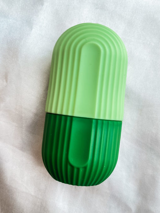 Face Cube Ice Roller (Earthy Green)
