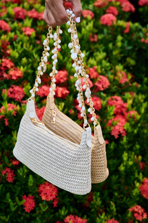Pearl Charm Bag (Beige) - Image 2