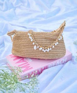 Pearl Charm Bag (Khaki)