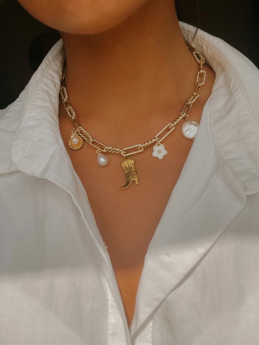 Yeehaw Charm Necklace (Handmade)
