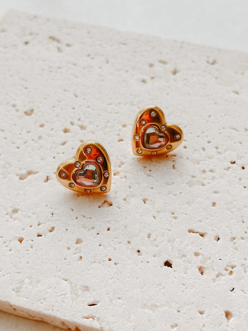 Heart Studs