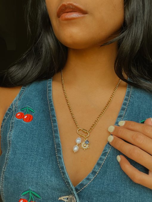 Trio Charm Necklace