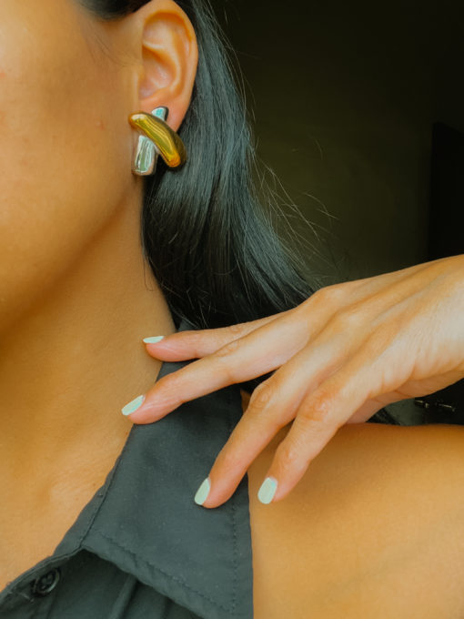 X Duo Tone Studs