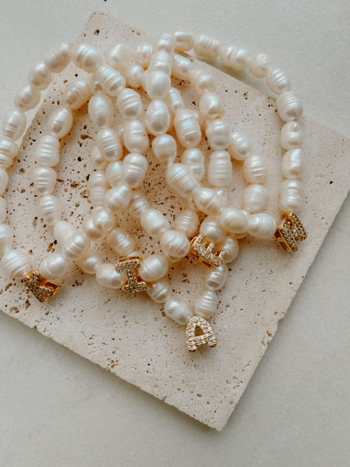 Initial Pearl Bracelet - Image 3