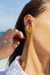 Heart Statement Earrings
