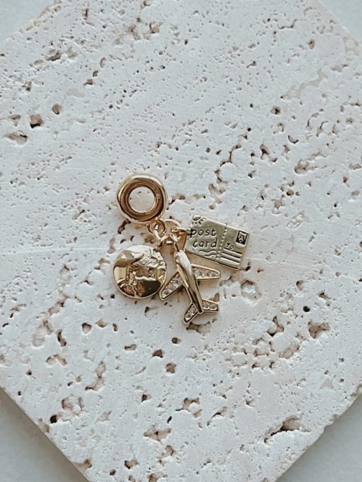 Jetsetter Charm Necklace (Handmade) - Image 2