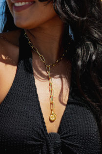 Shell Lariat Necklace