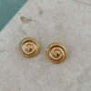 Swirly Round Stud