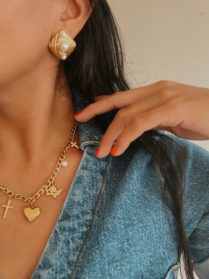 Jane Pearl Square Stud