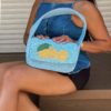 Lemonade Beaded Handbag