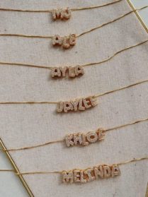 Bubble Letter Necklace (1 Letter)