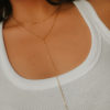 Minimalist Lariat Necklace
