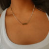 Mom sparkly necklace