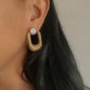 Square Rhinestone Earrings