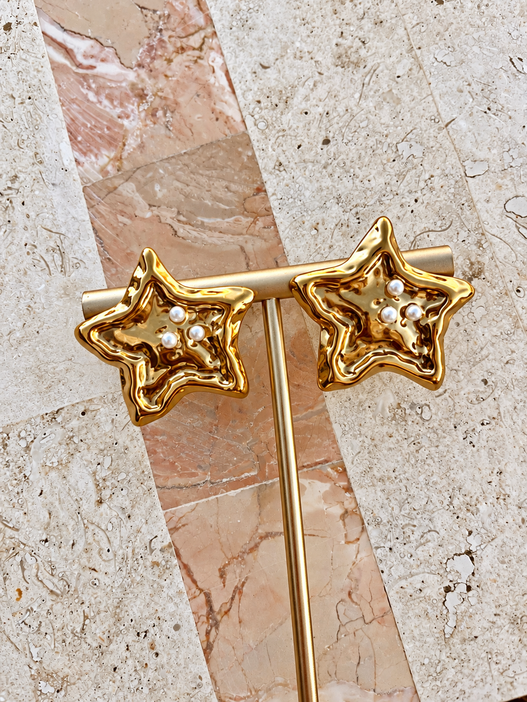 Perla Star Earrings