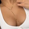 Crescent Moon Lariat {Handmade}